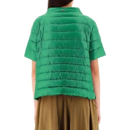 Bicolor Polyamide Full-Length Jacket