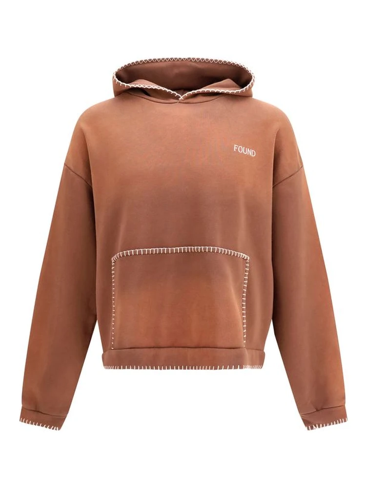 Brown Cotton Sweatshirt