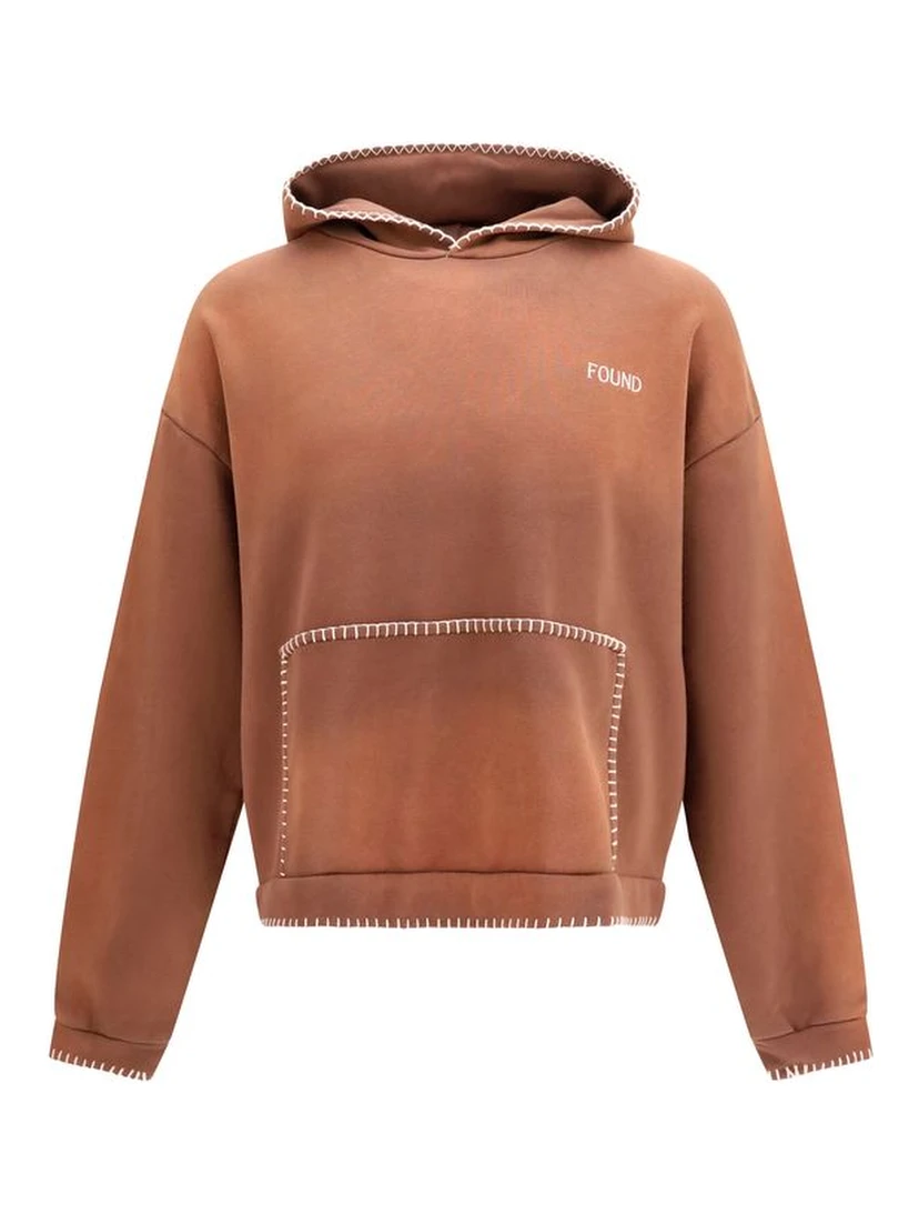 Brown Cotton Sweatshirt