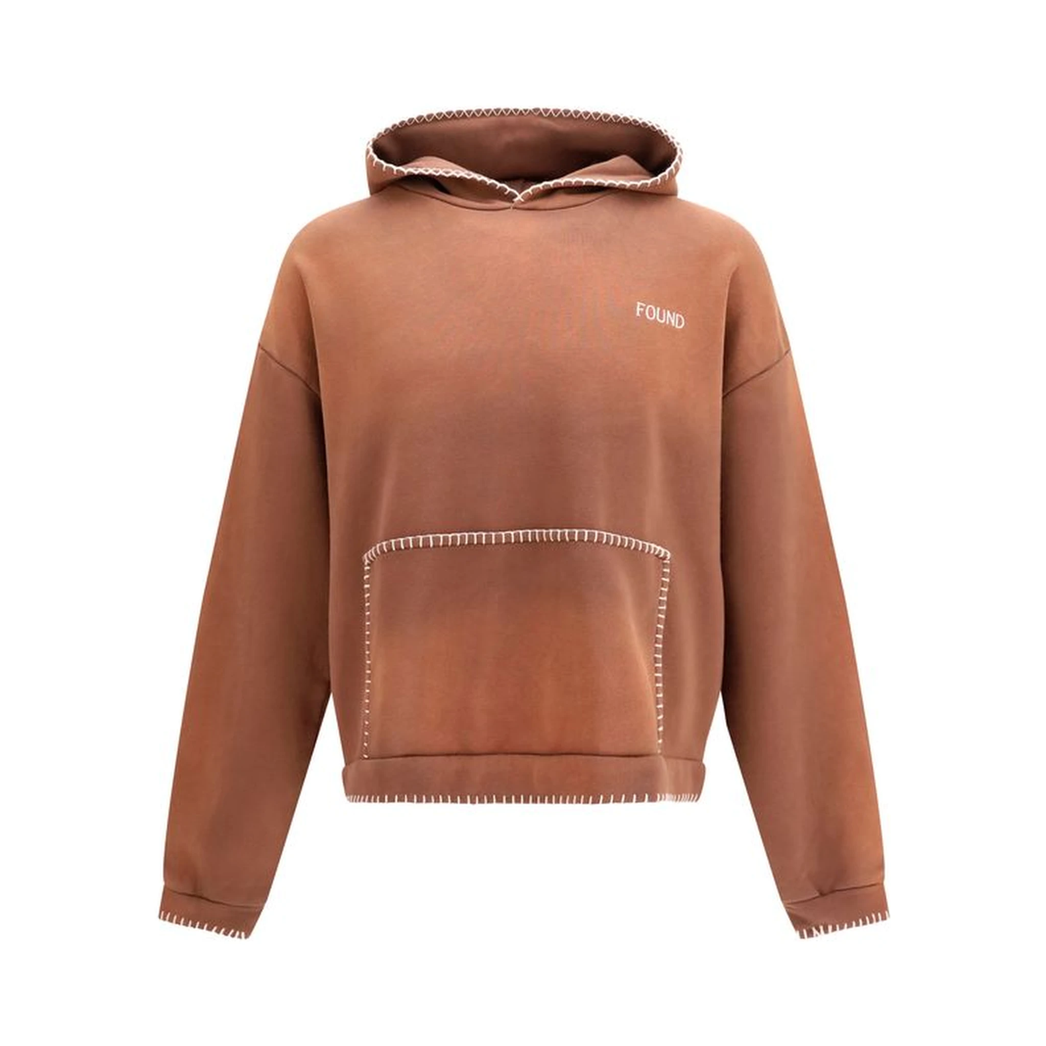 Brown Cotton Sweatshirt
