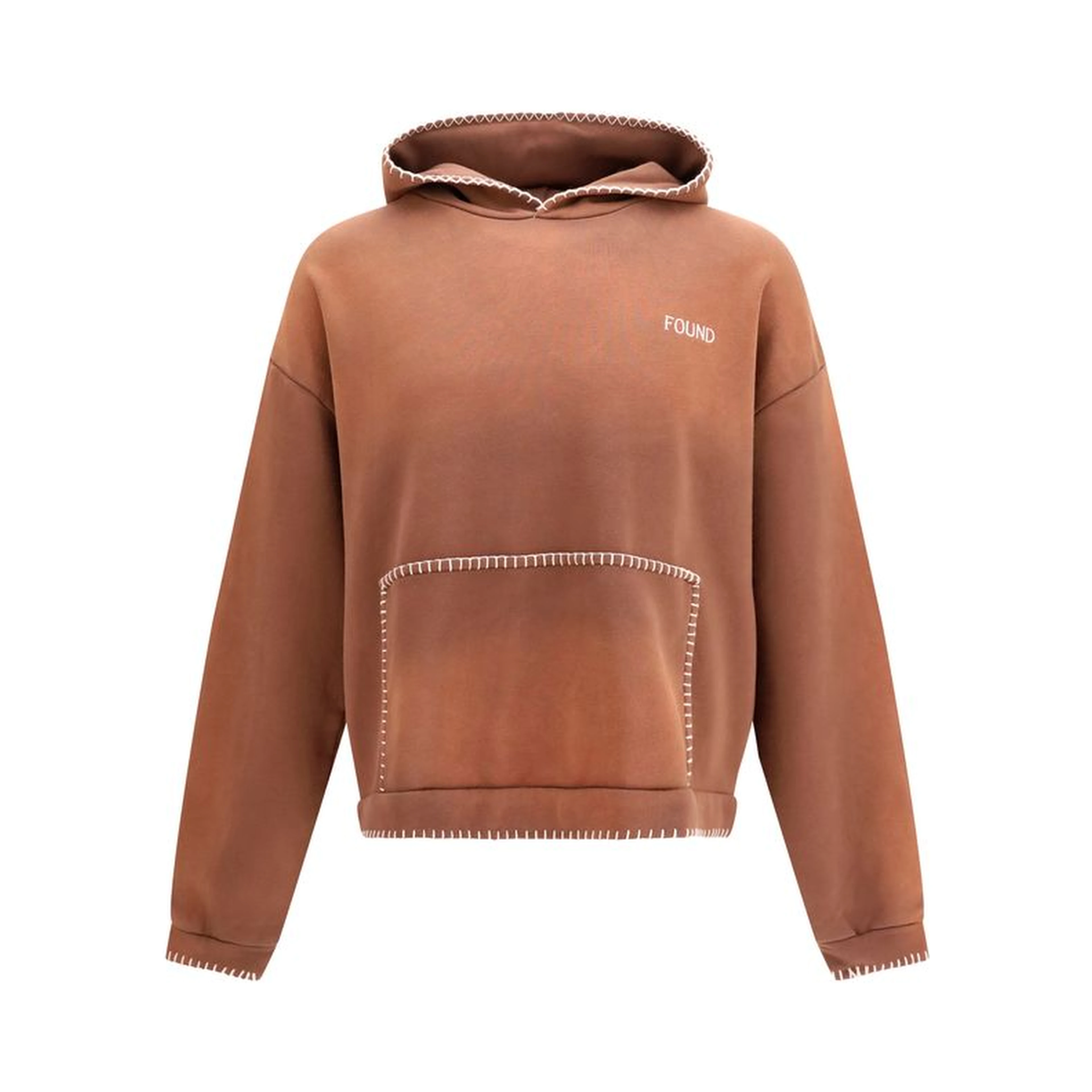 Brown Cotton Sweatshirt