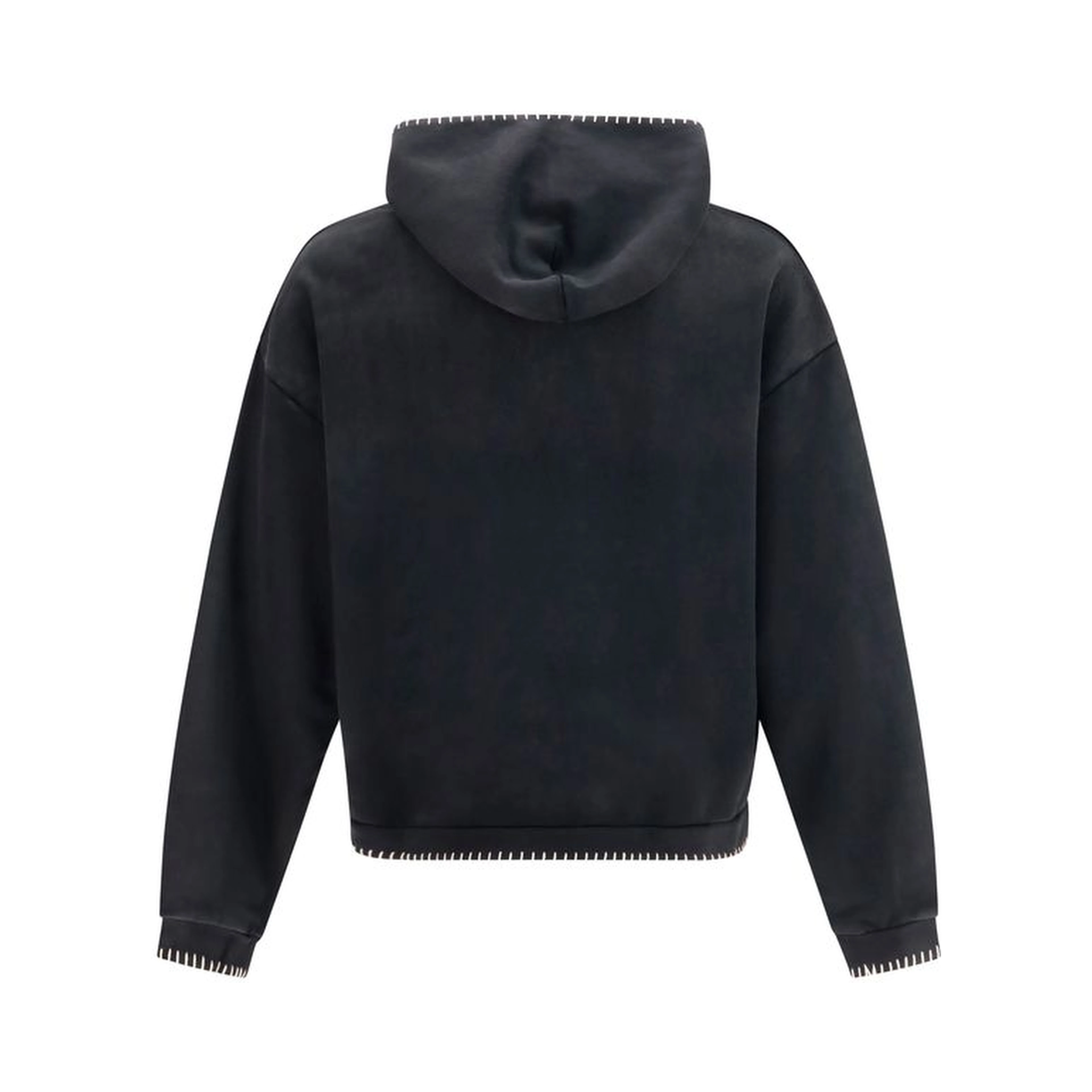 Black Cotton Sweatshirt