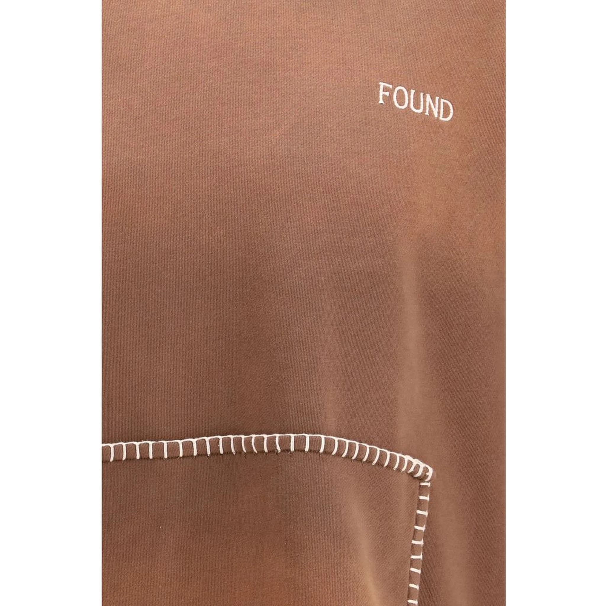 Brown Cotton Sweatshirt