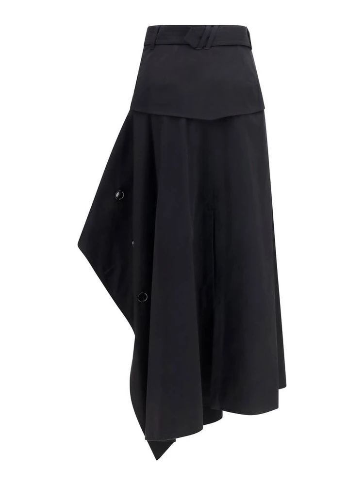Black Cotton Long Skirt alternative