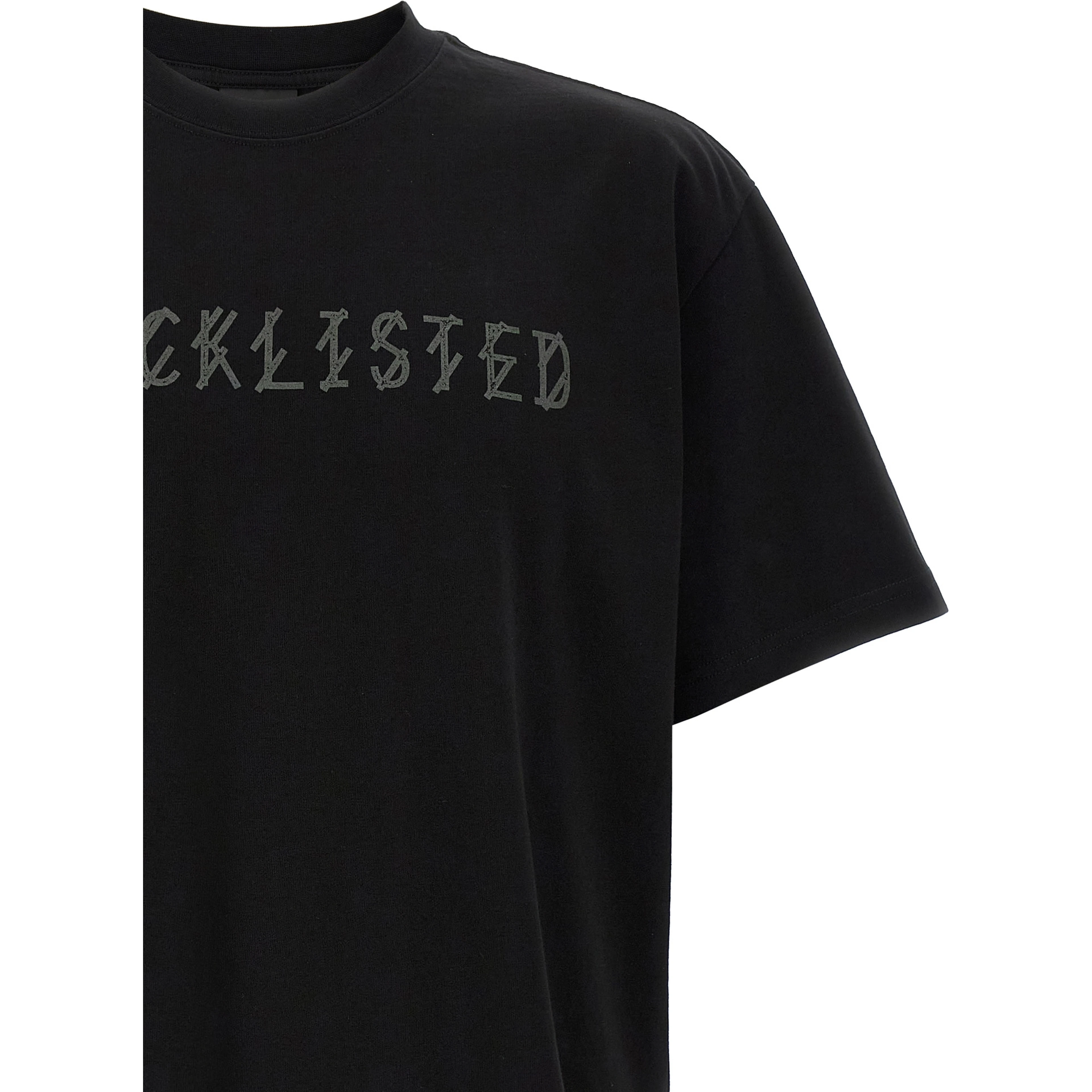 Black Cotton T-Shirt