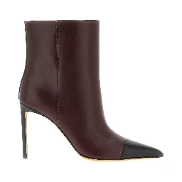 Bordeaux Goatskin Ankle Boots