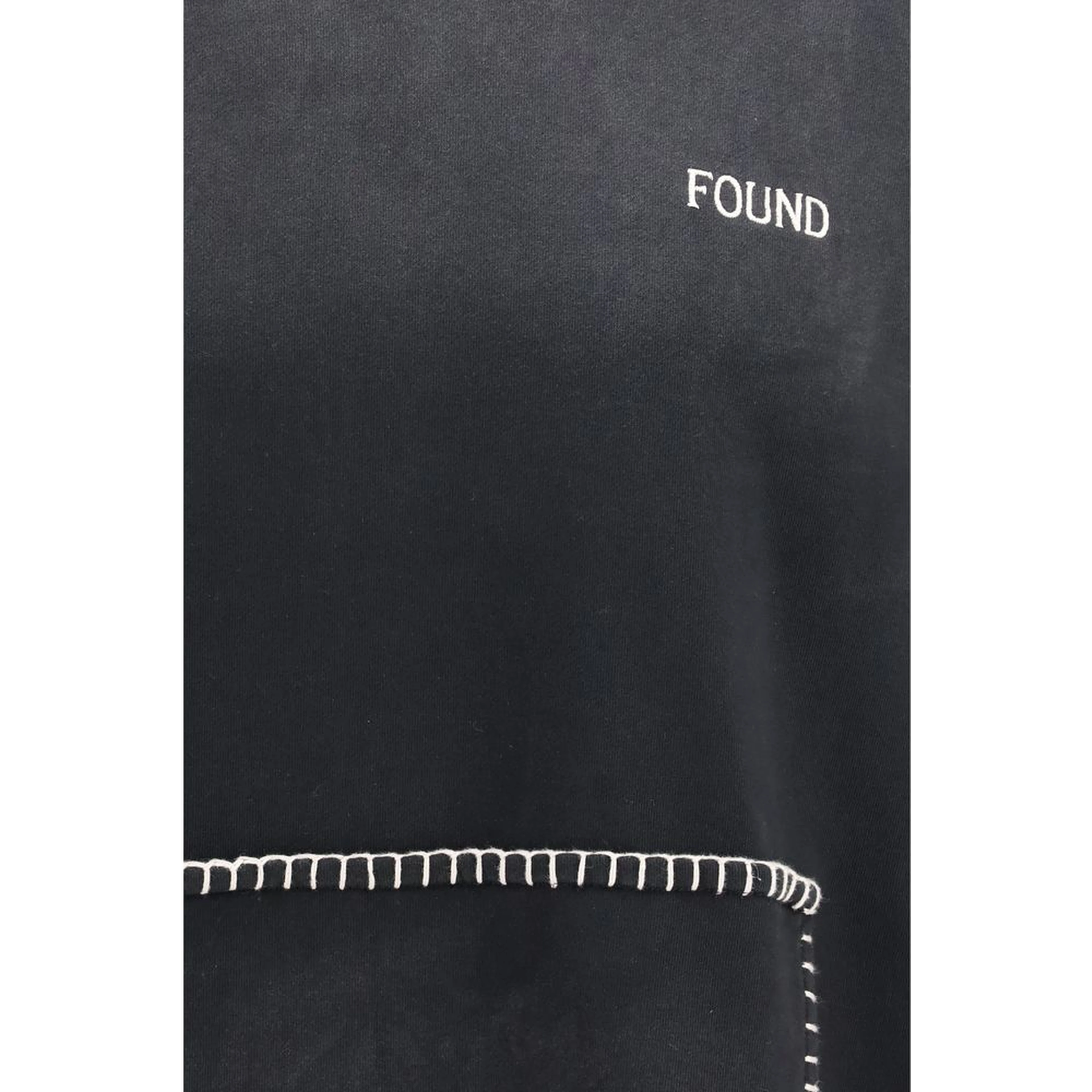 Black Cotton Sweatshirt