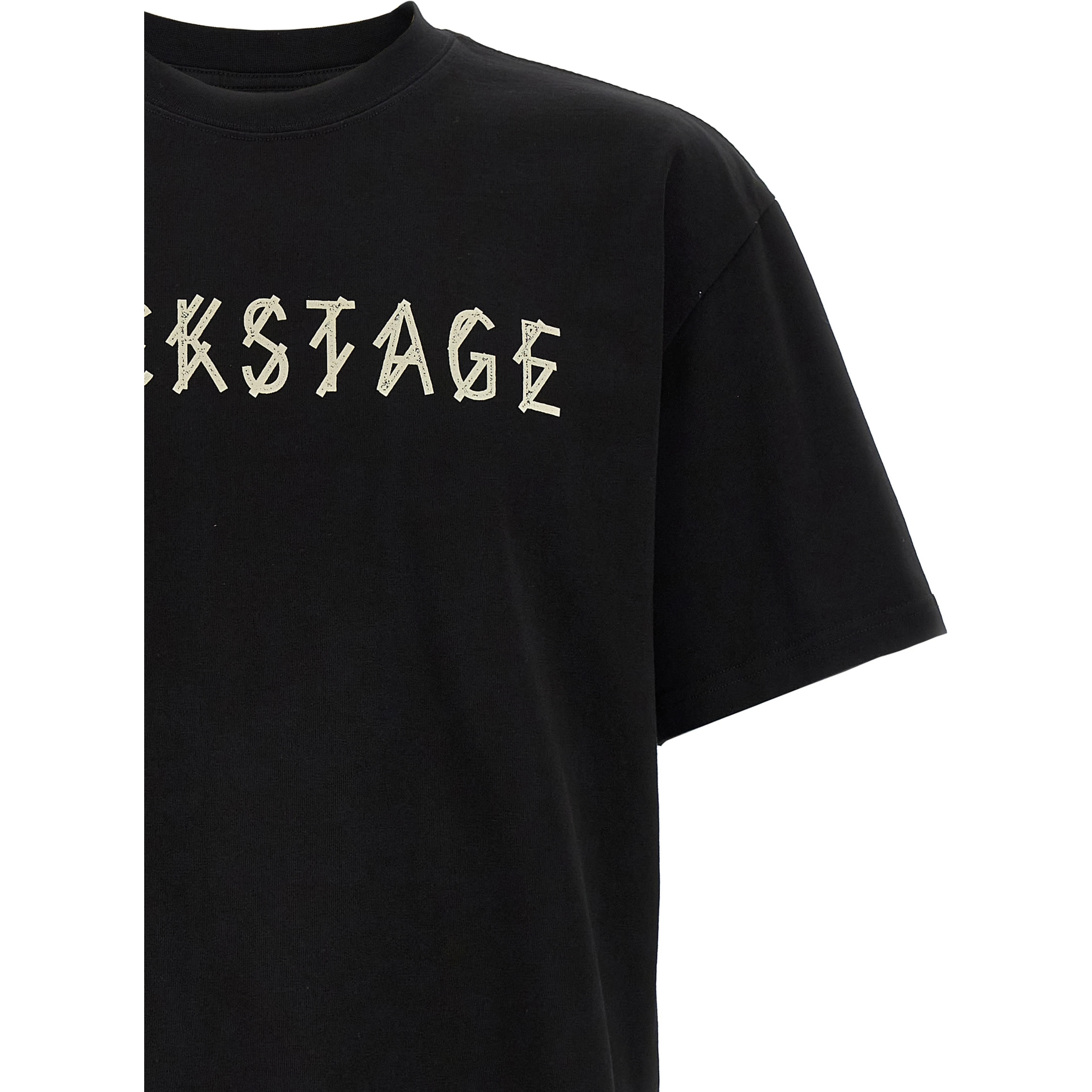 Black Cotton T-Shirt
