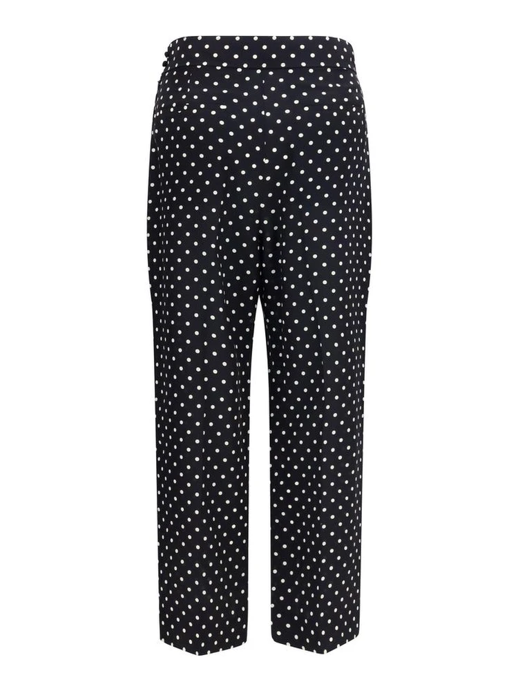 Black Silk Cropped Pants alternative