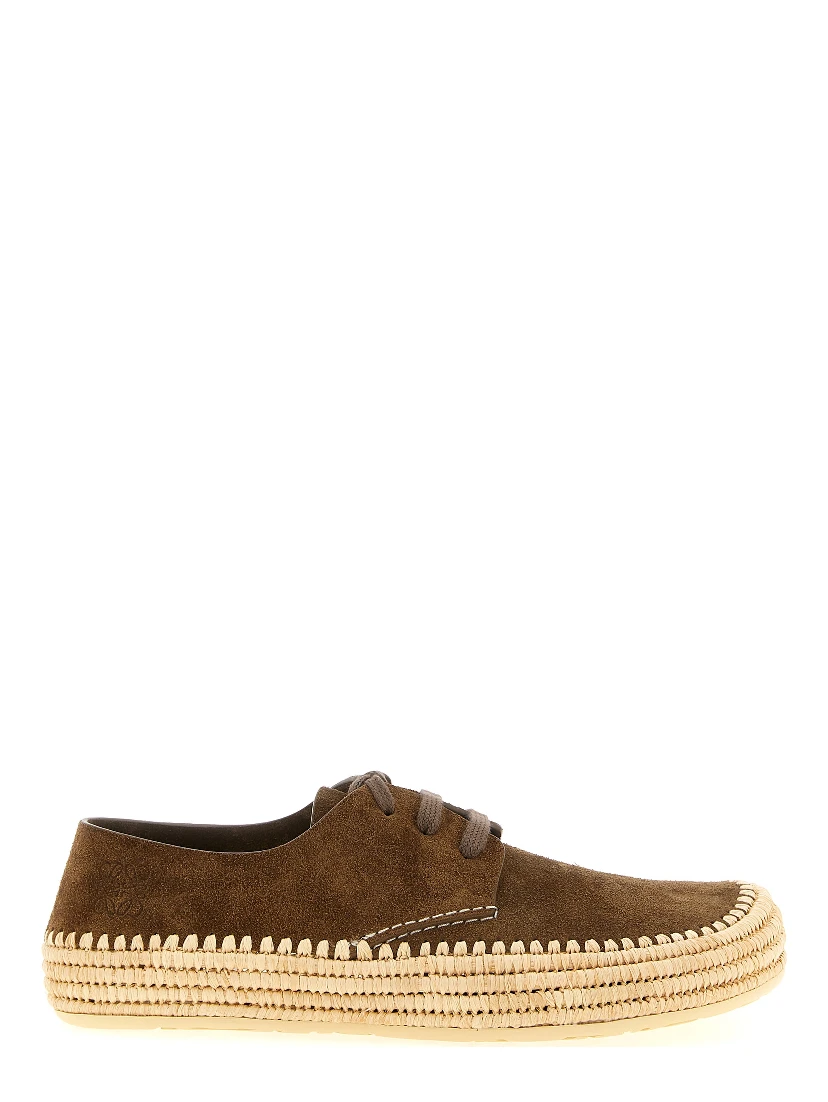 Brown Calfskin Espadrilles