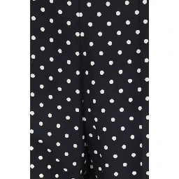 Black Silk Cropped Pants