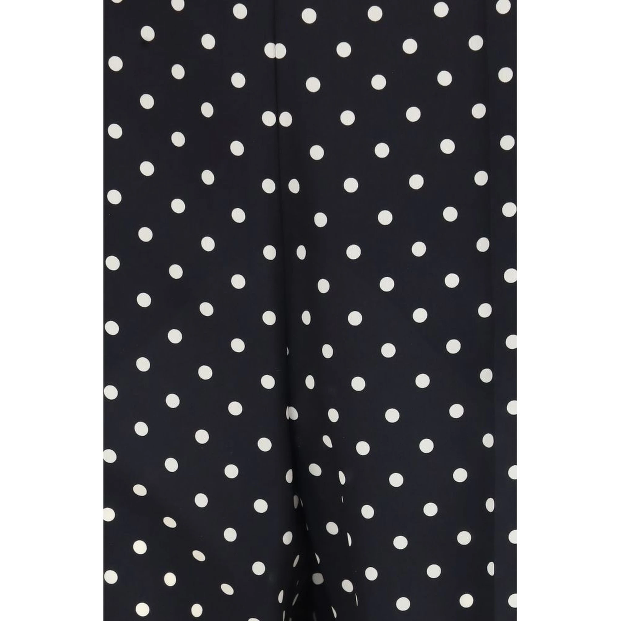 Black Silk Cropped Pants