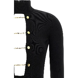 Black Viscose Long Dress