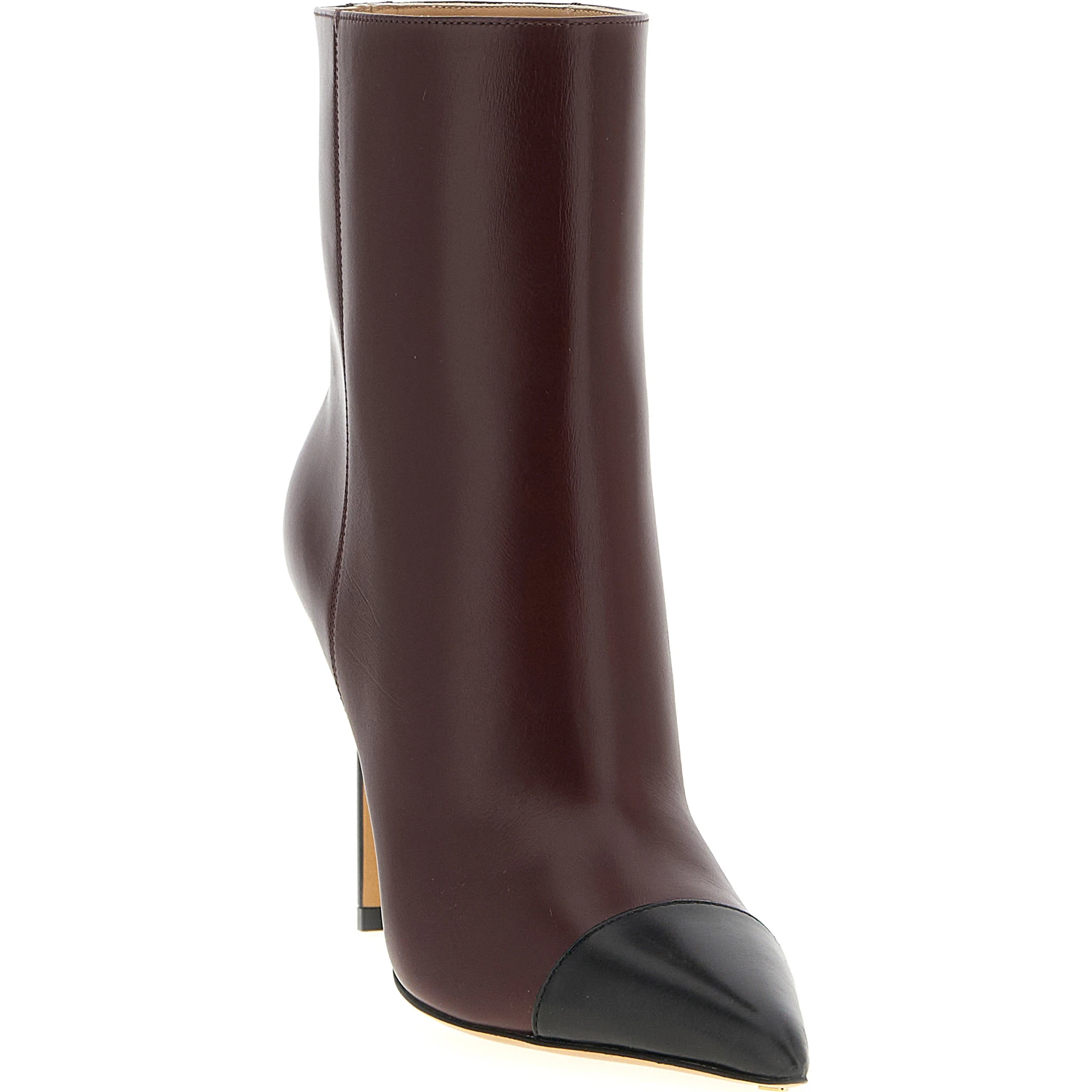 Bordeaux Goatskin Ankle Boots