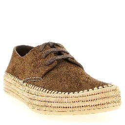 Brown Calfskin Espadrilles