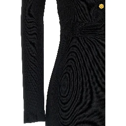 Black Viscose Long Dress