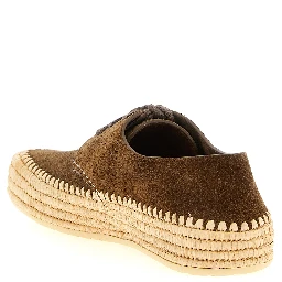 Brown Calfskin Espadrilles