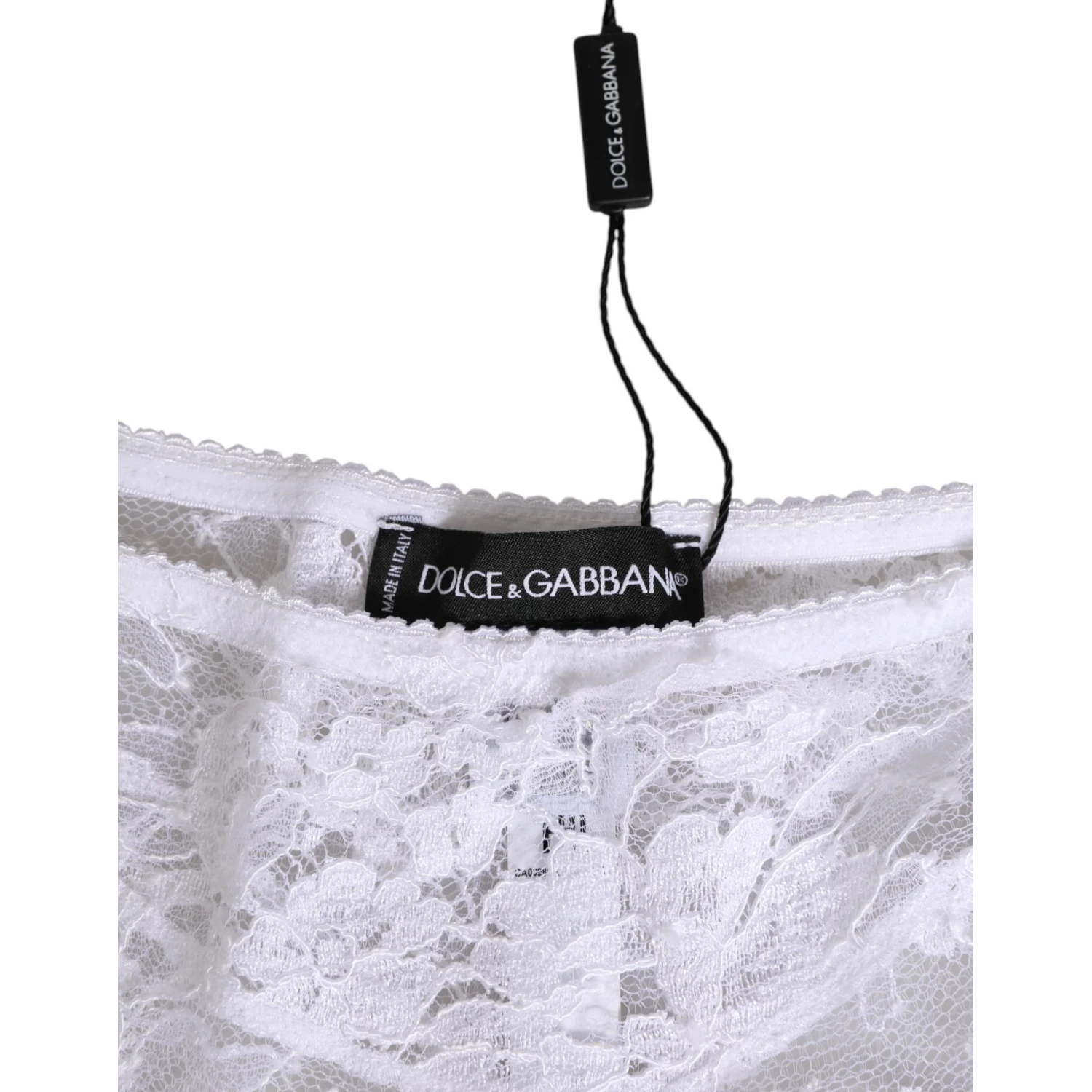 White Floral Lace Low Rise Panty Underwear