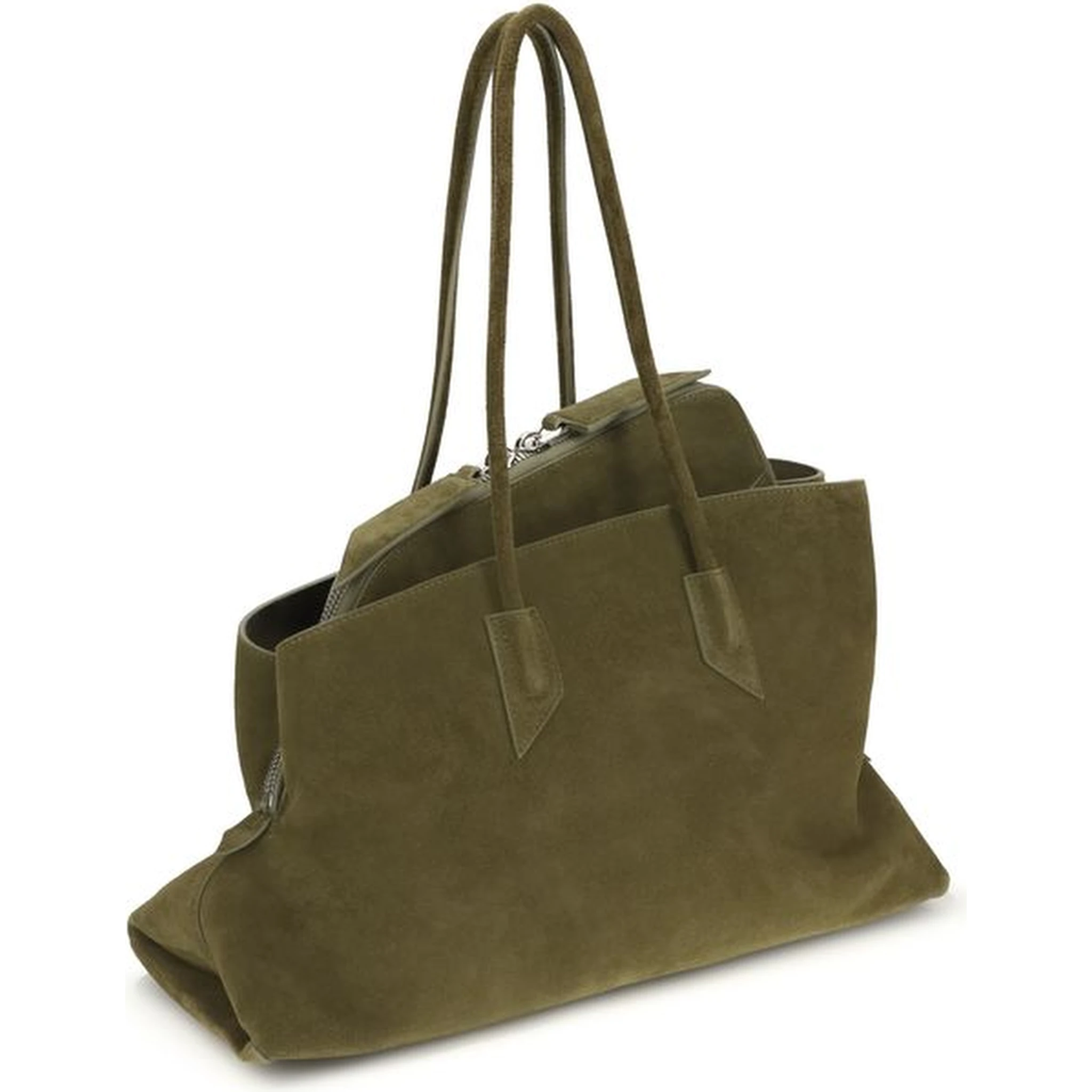 Bicolor Calf Leather Bos Taurus Shoulder Bag