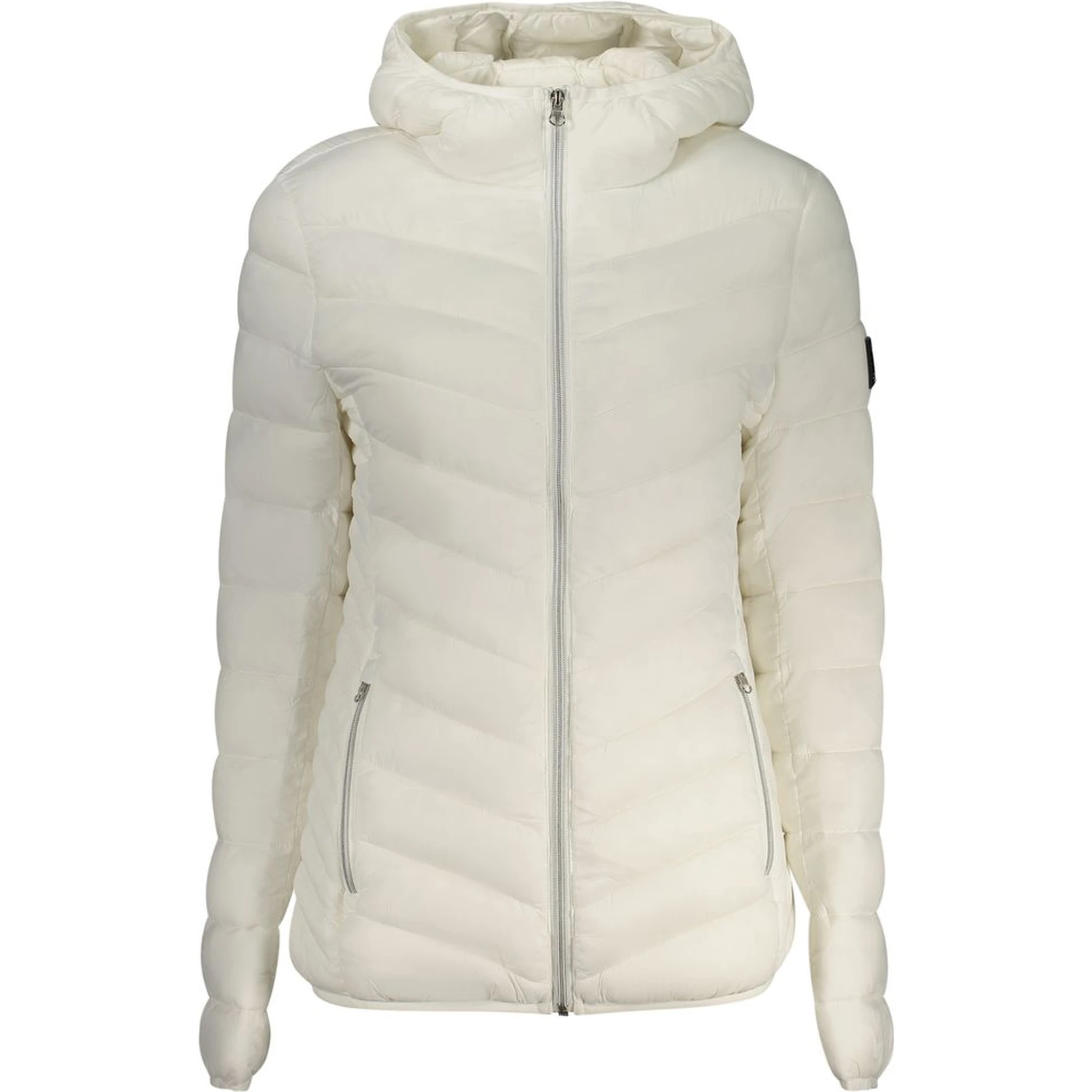 White Polyamide Women Jacket