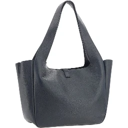 Black Leather Shoulder Bag