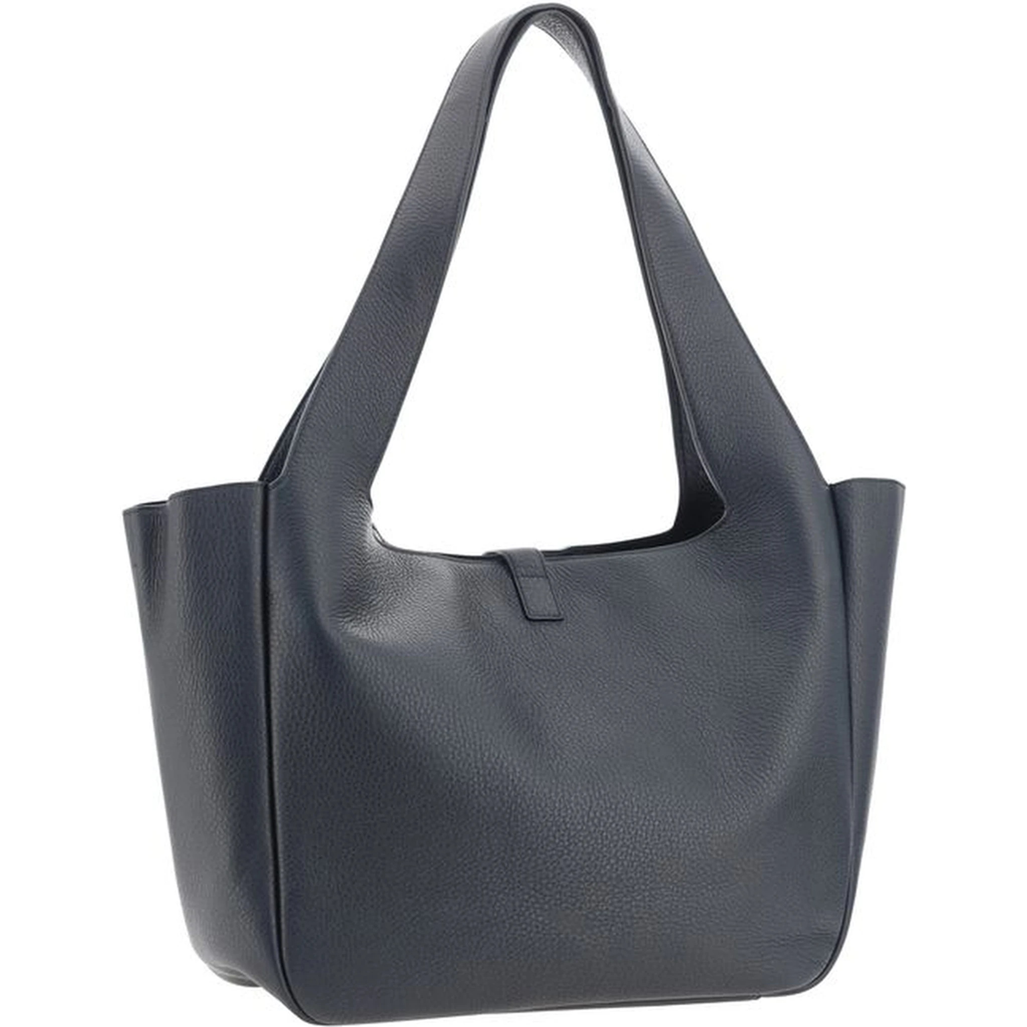 Black Leather Shoulder Bag