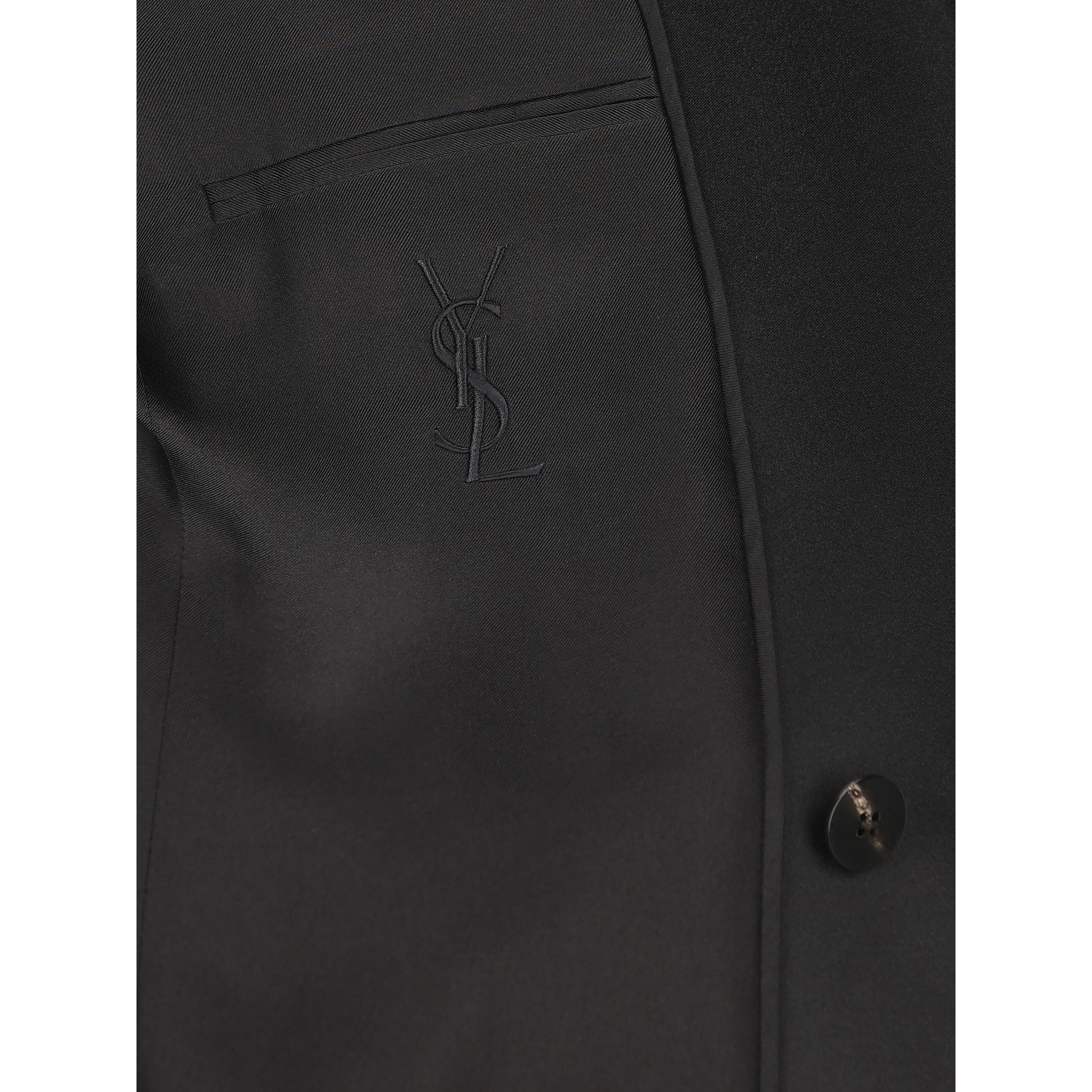 Saint Laurent Jackets Black