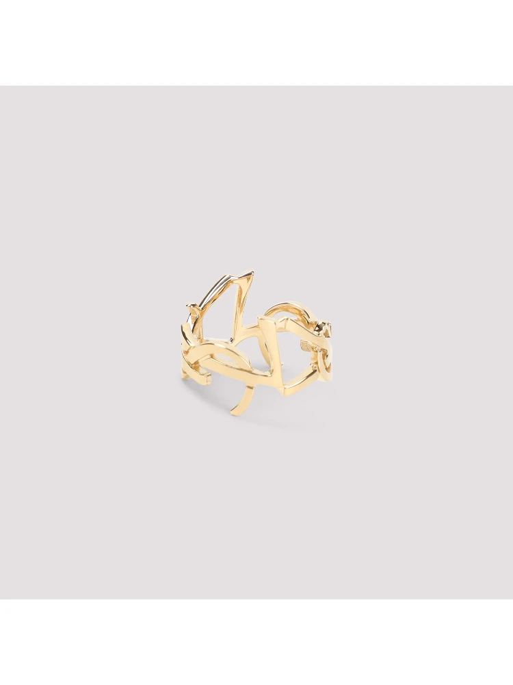 Saint Laurent Scarf Cassandre Ring