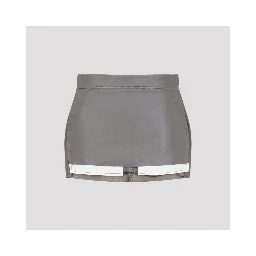 Rick Owens Fog Cutoff Mini Skirt