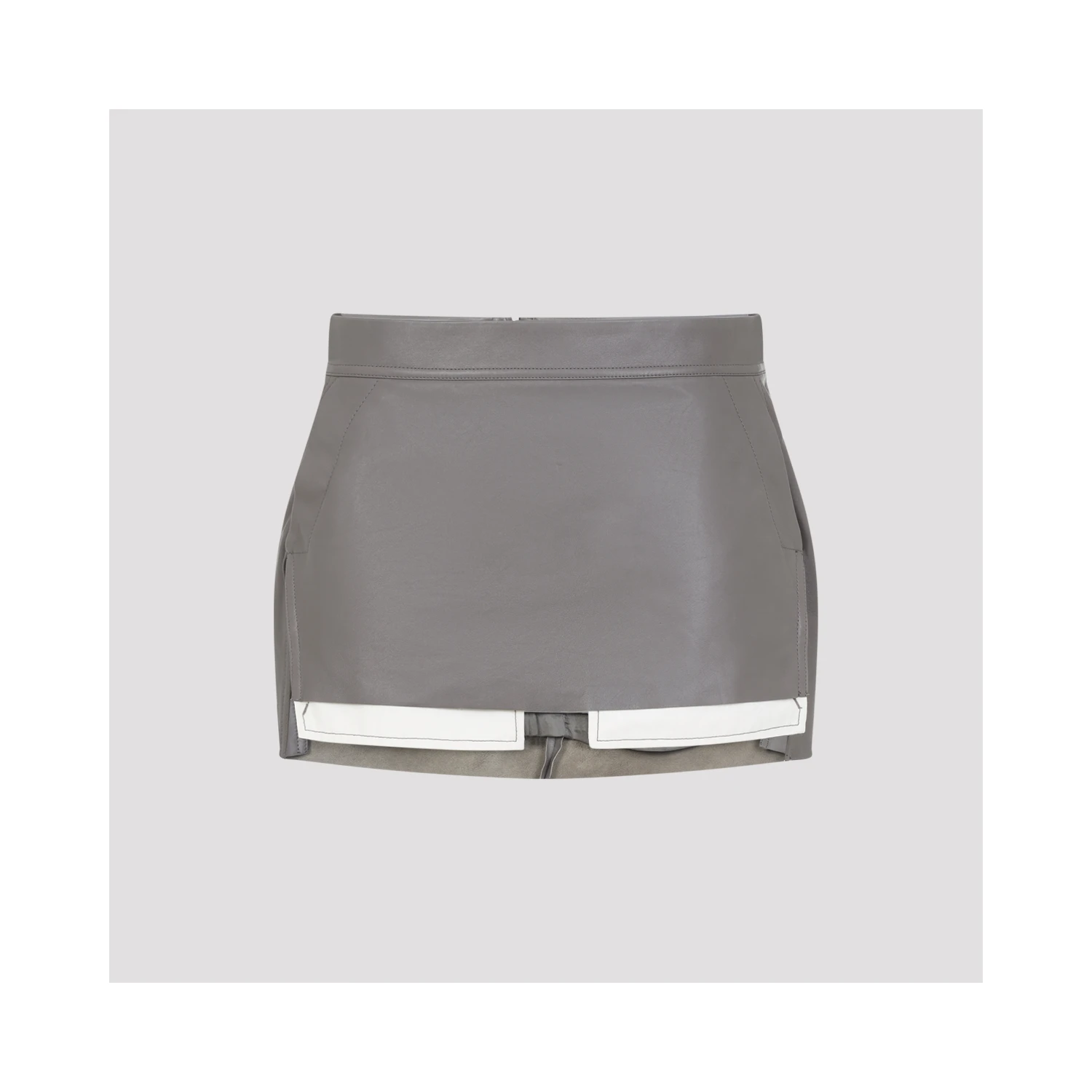 Rick Owens Fog Cutoff Mini Skirt