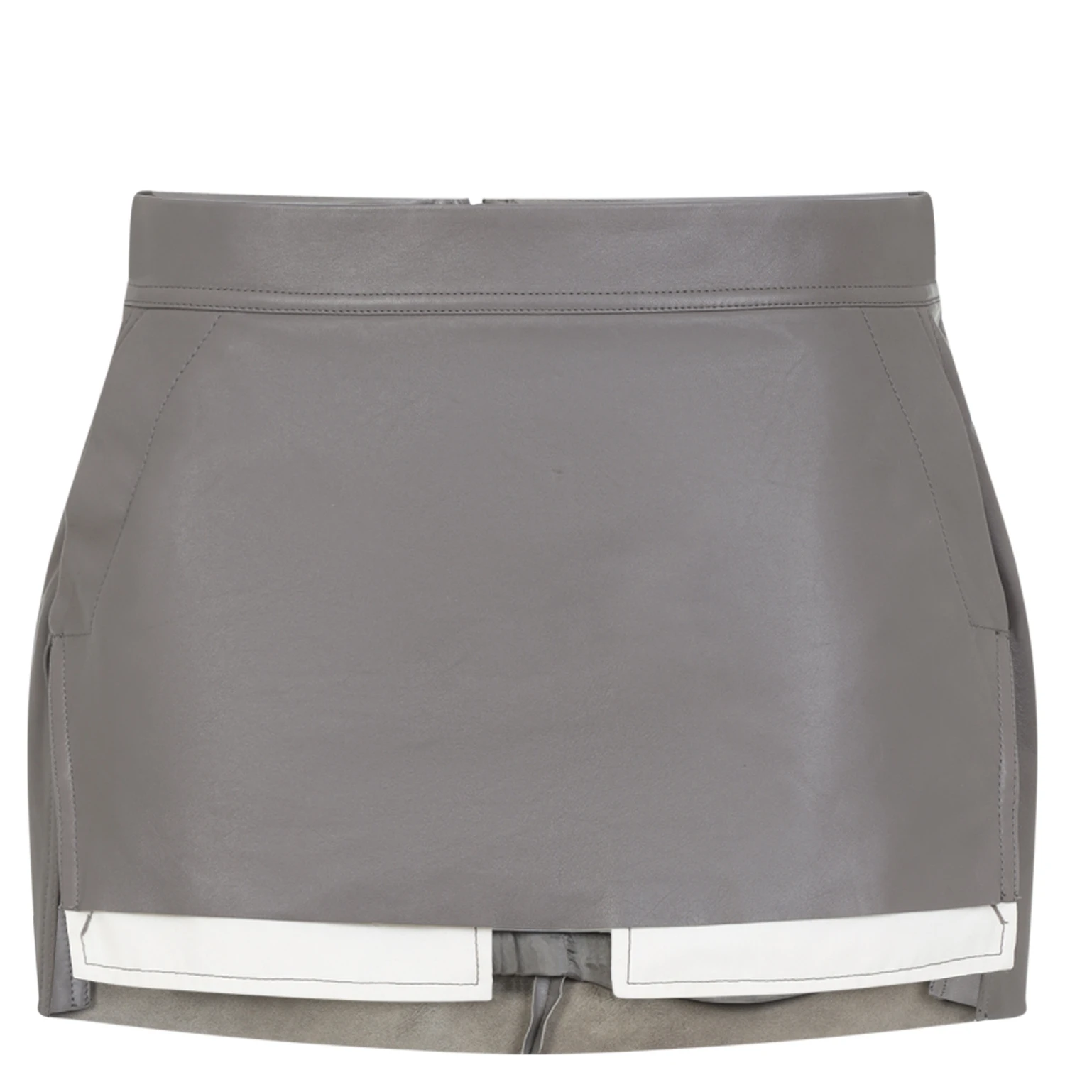 Rick Owens Fog Cutoff Mini Skirt