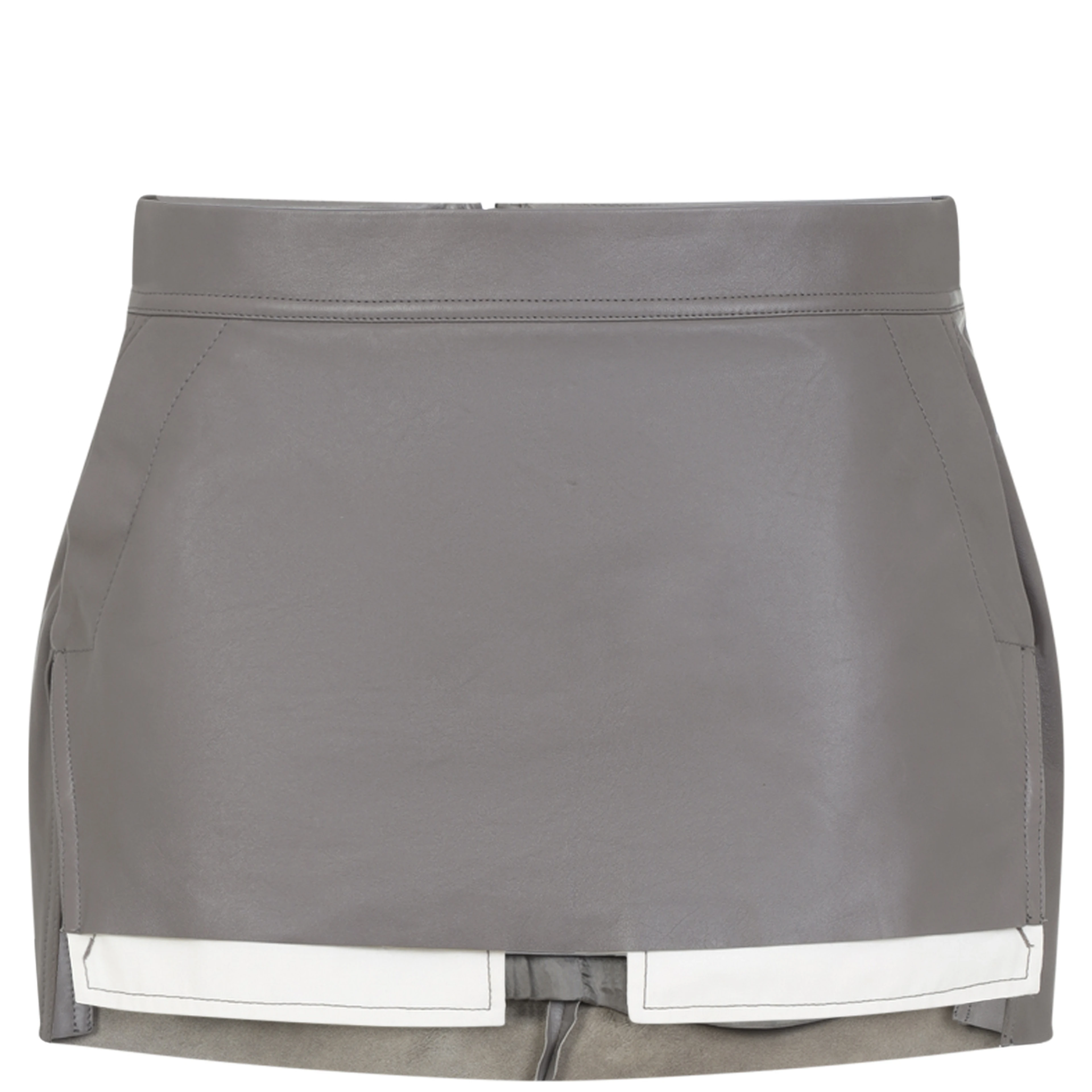 Rick Owens Fog Cutoff Mini Skirt