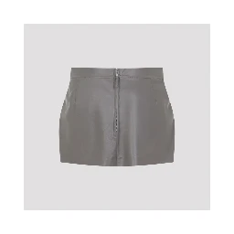 Rick Owens Fog Cutoff Mini Skirt