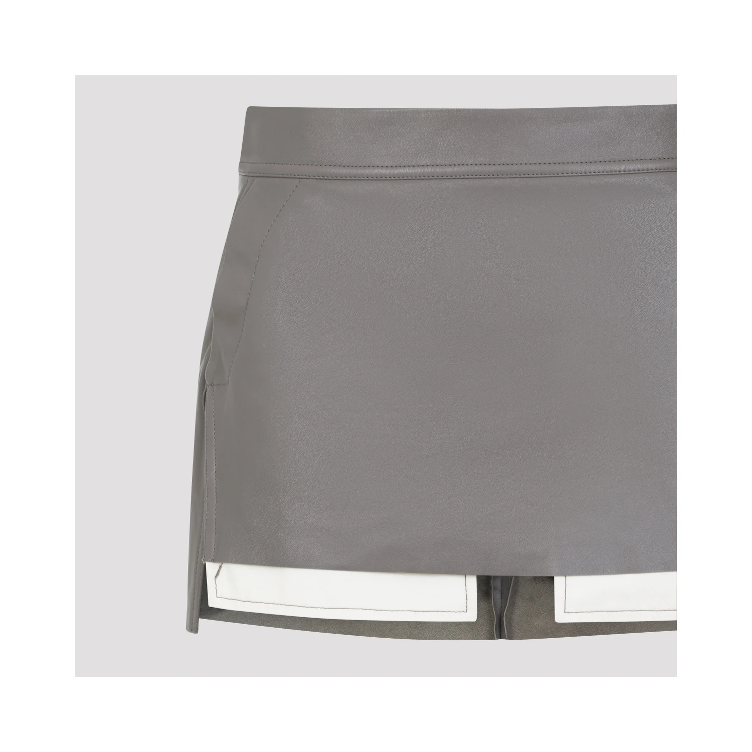 Rick Owens Fog Cutoff Mini Skirt