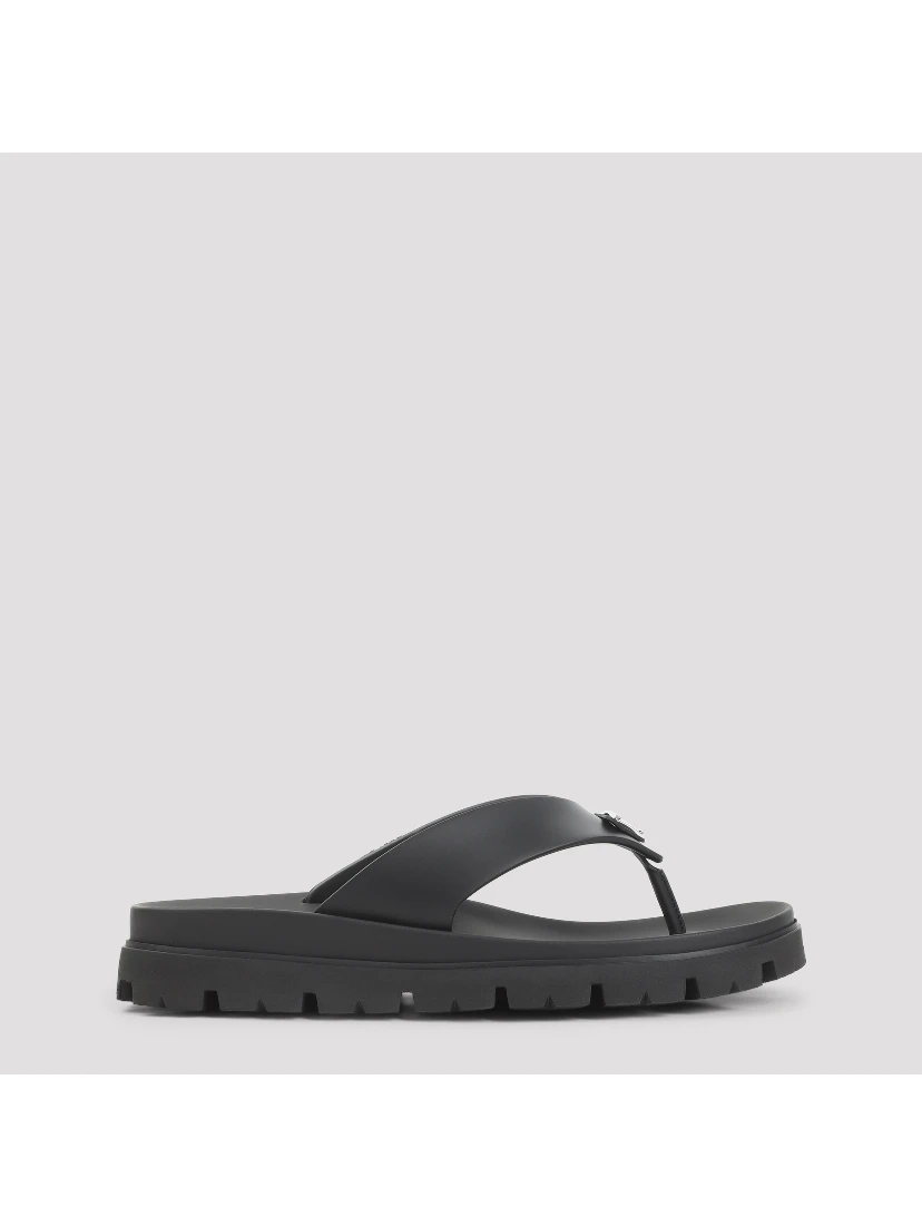 Prada Soft Cage Thongs Sandals