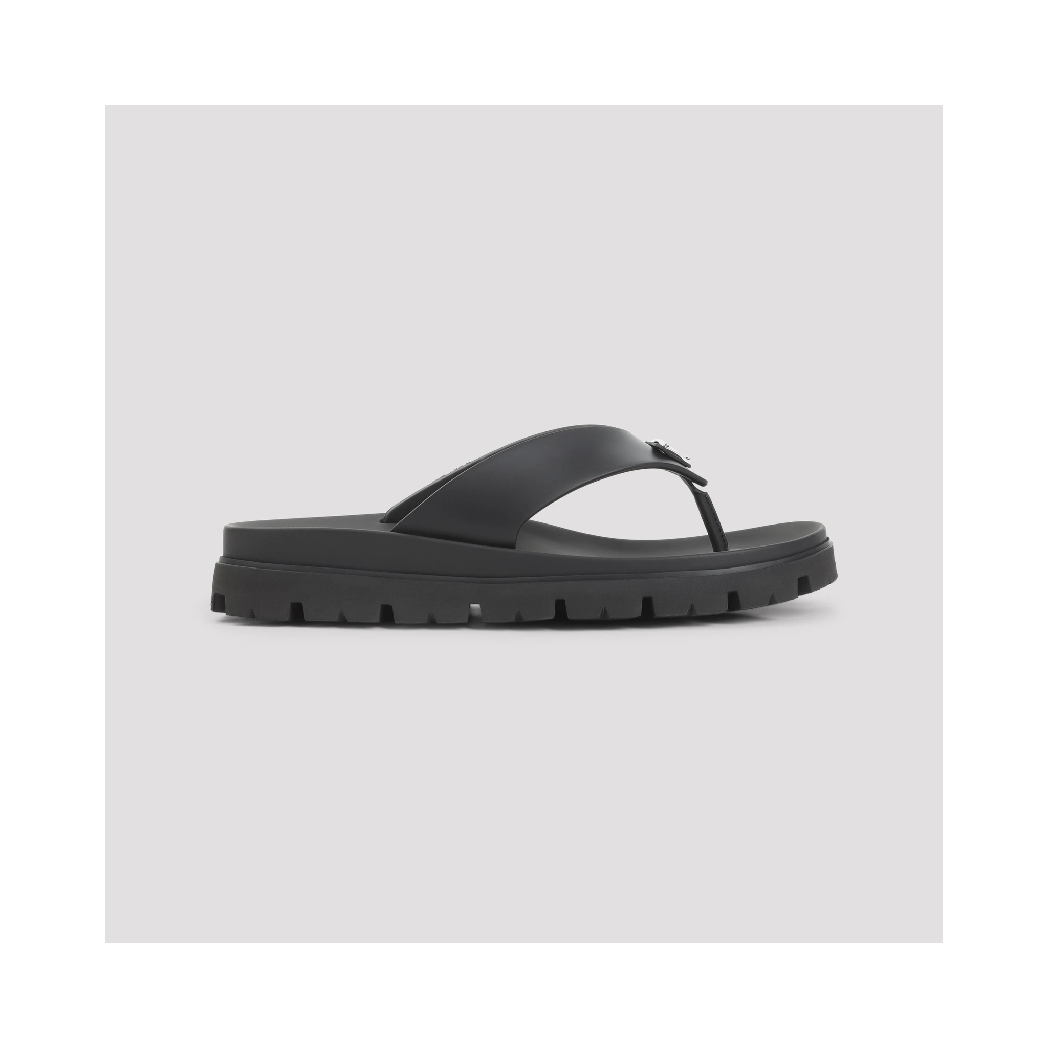 Prada Soft Cage Thongs Sandals