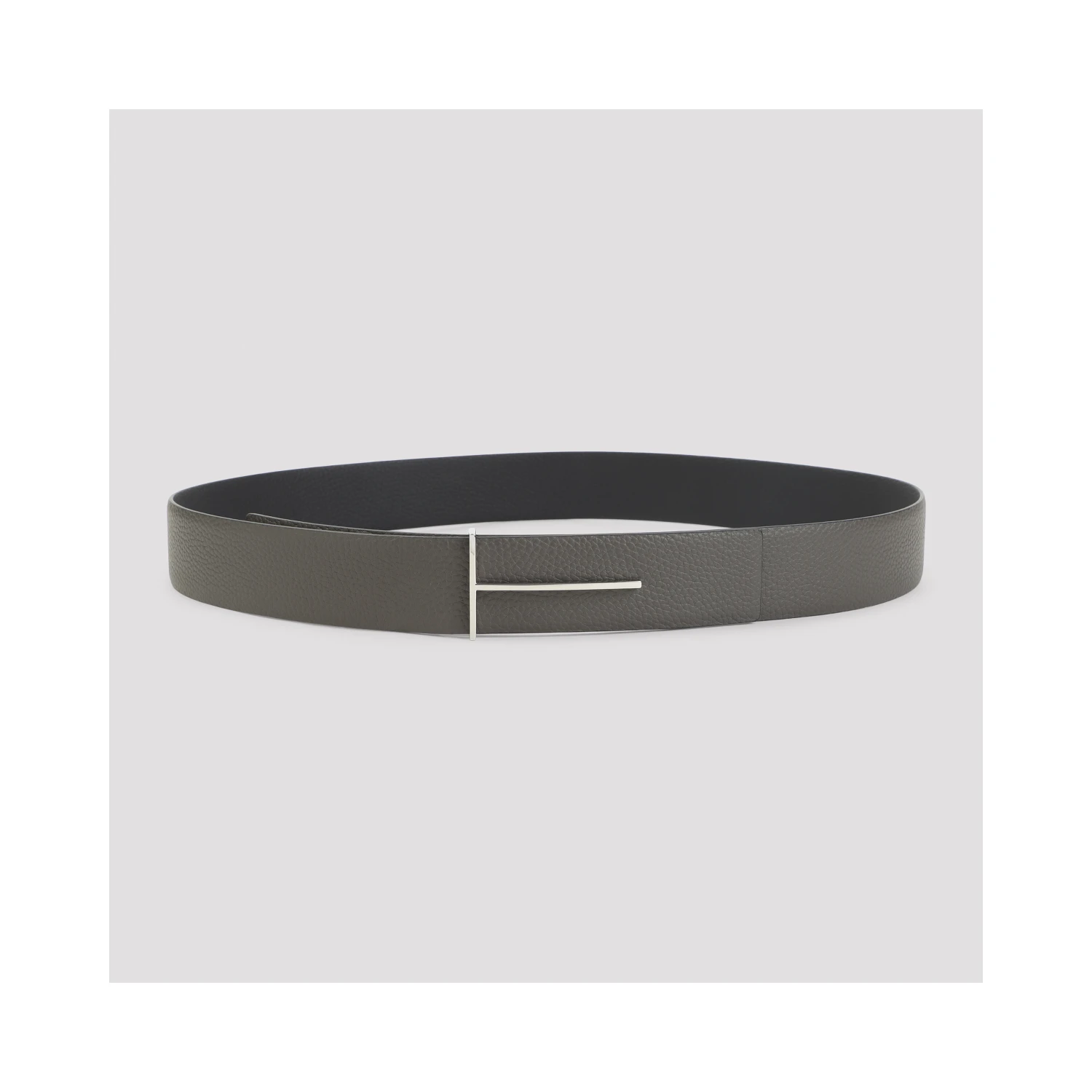 SOFT GRAIN LEATHER REVERSIBLE SLIM T BELT