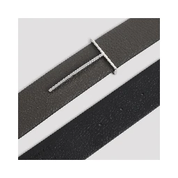 SOFT GRAIN LEATHER REVERSIBLE SLIM T BELT