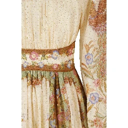 INDRA WAISTED MAXI DRESS