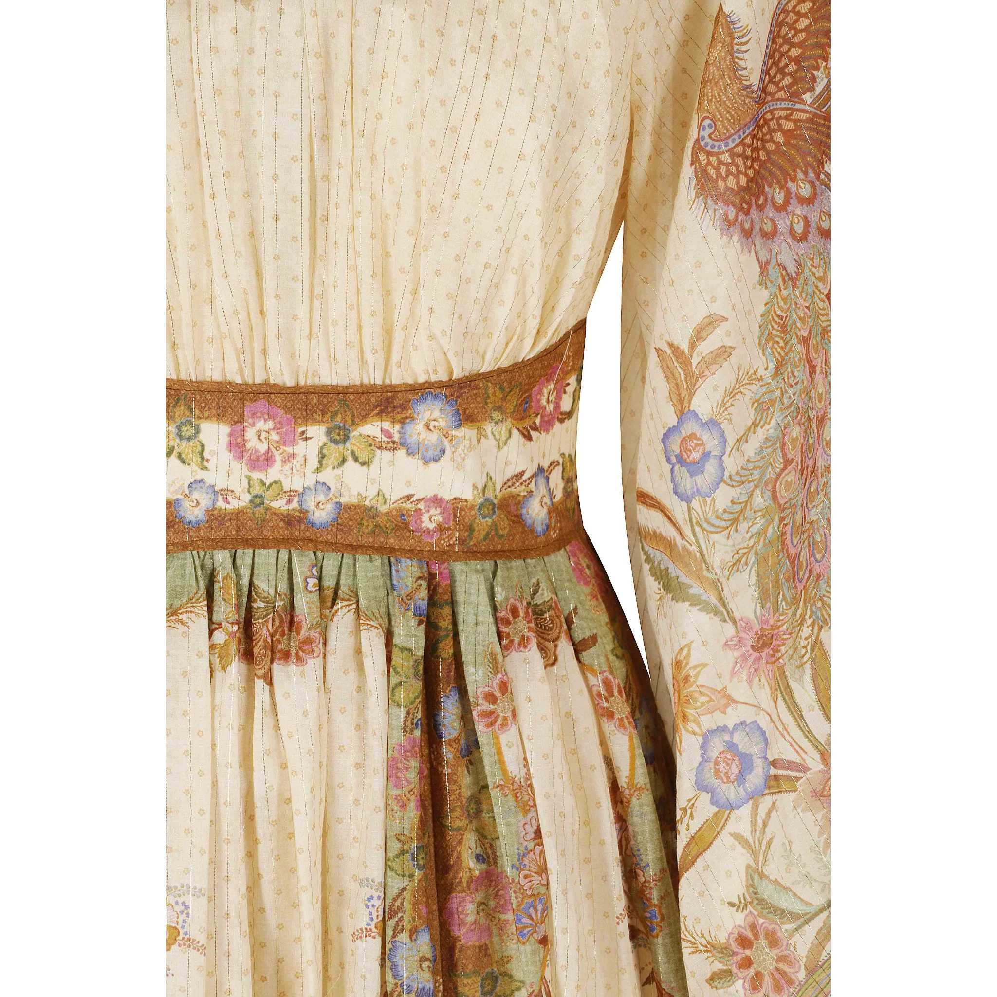 INDRA WAISTED MAXI DRESS