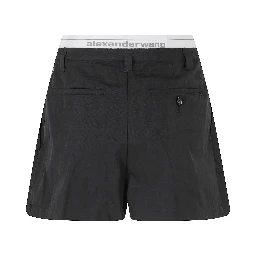 HIGH-RISE SHORT W LOGO ELASTIC