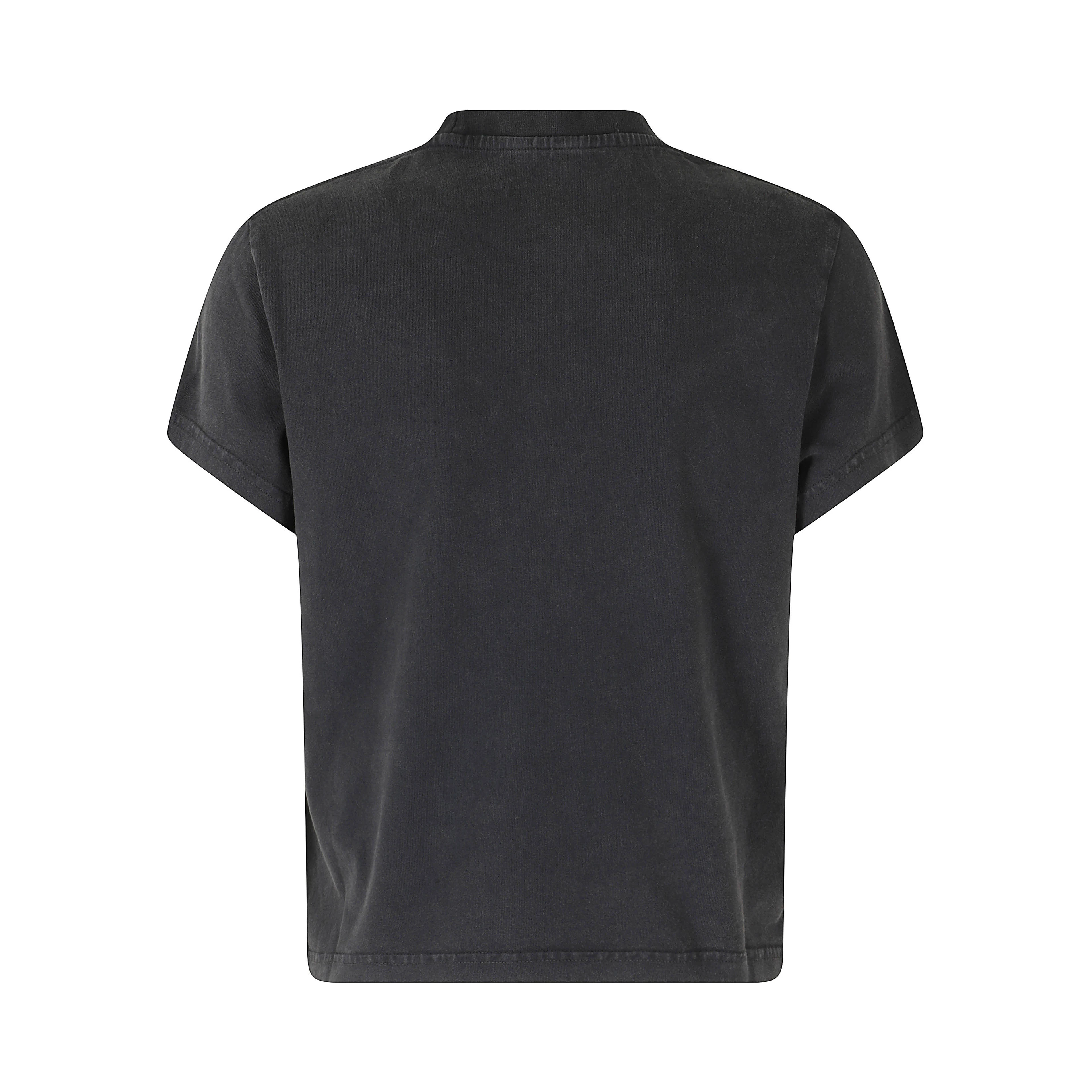 SHRUNKEN SS TEE W LOGO PRINT