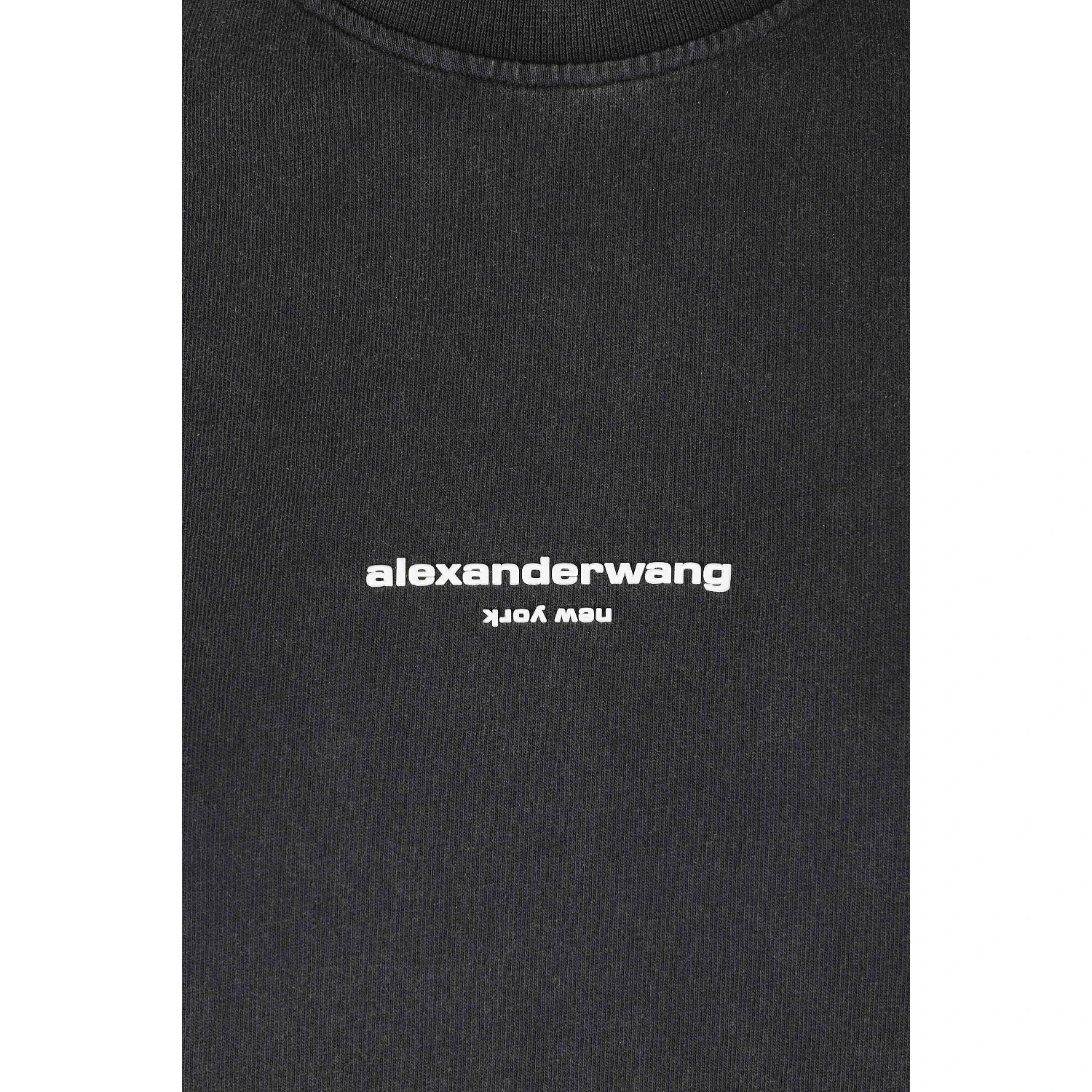 SHRUNKEN SS TEE W LOGO PRINT
