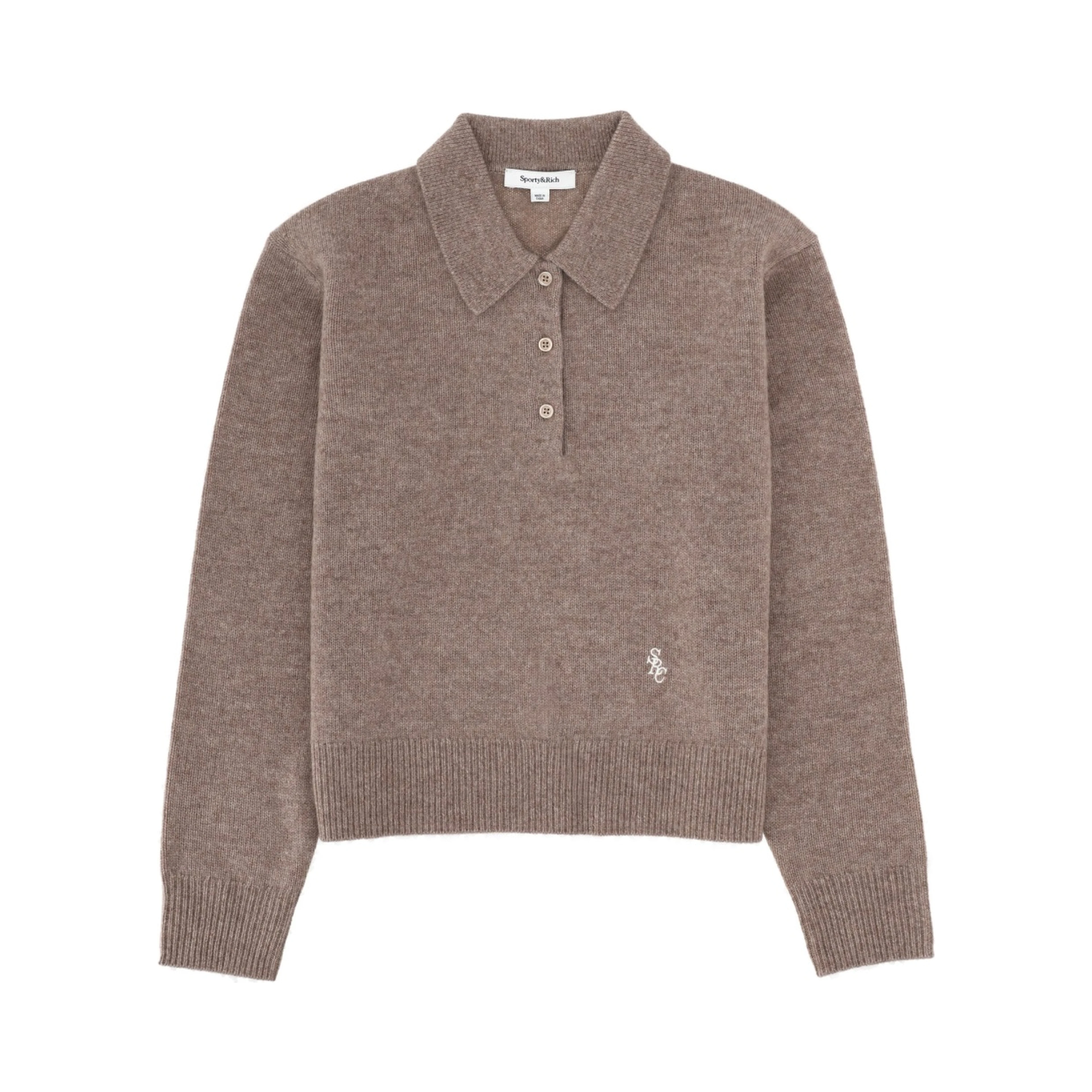 CASHMERE POLO SHIRT