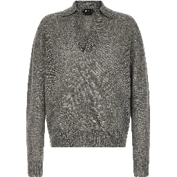 Gray Cashmere Cardigan
