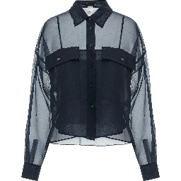 Blue Cotton Blouse
