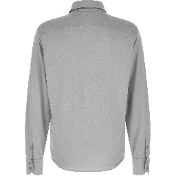 Gray Silk Blouse