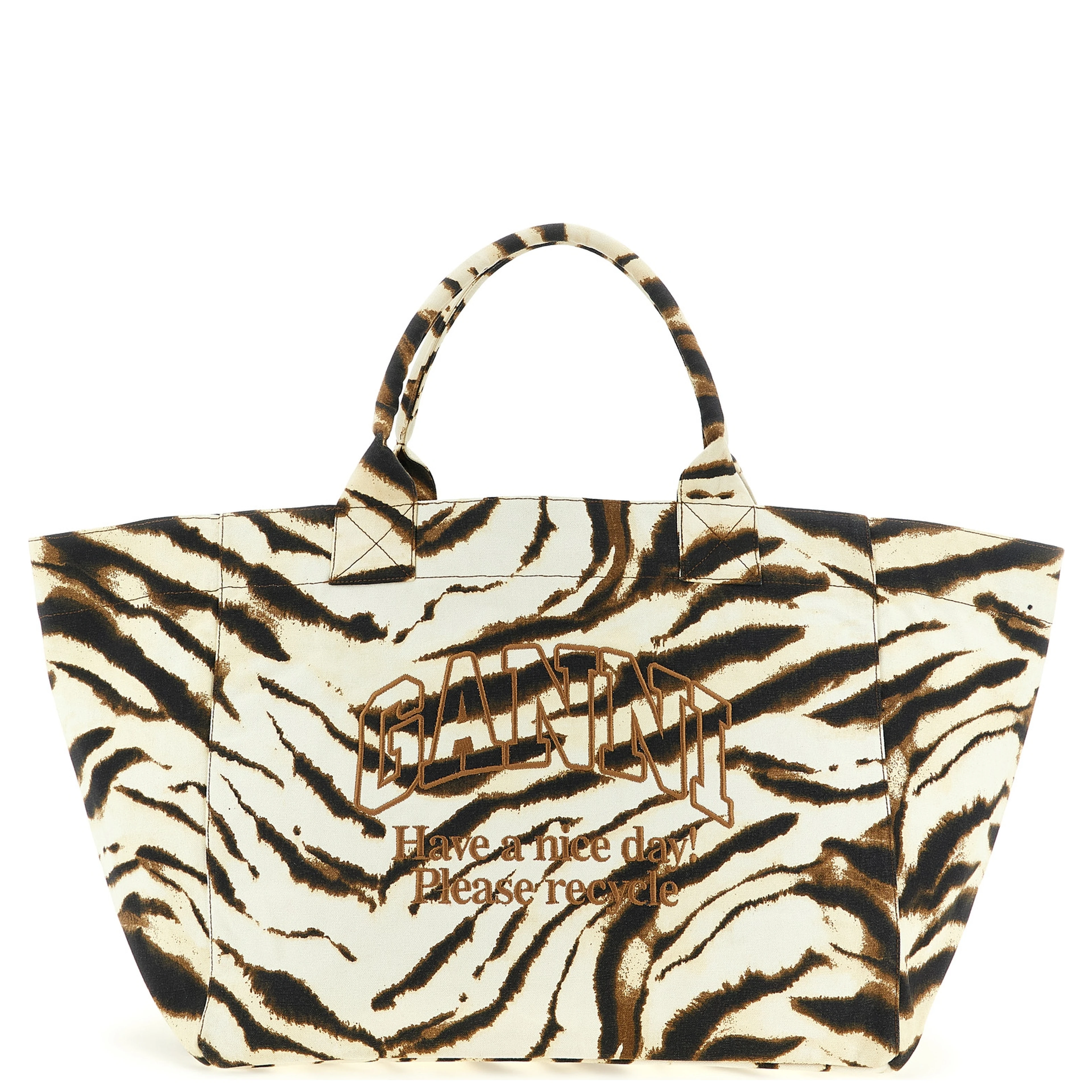 Beige Recycled Cotton Handbag