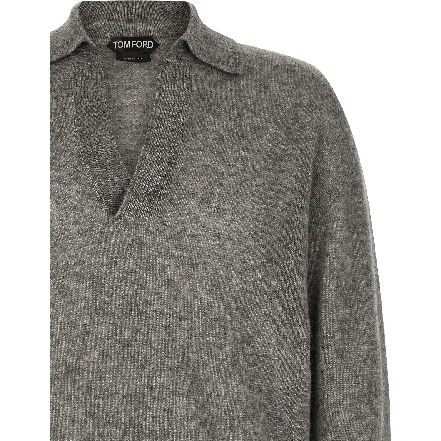 Gray Cashmere Cardigan