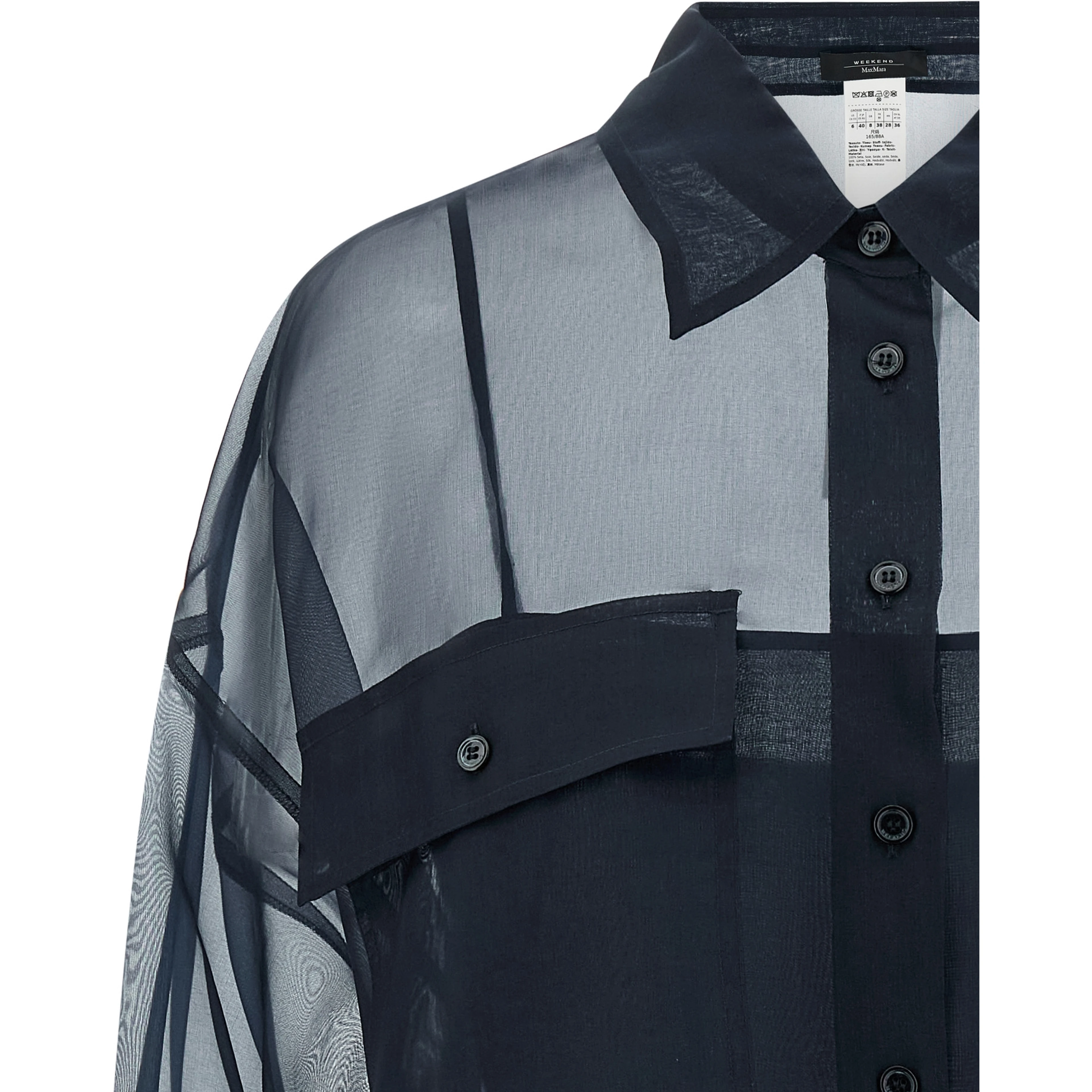 Blue Cotton Blouse